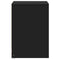 vidaXL Bedside Cabinets with LED Lights 2 pcs Black Engineered Wood
