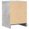 vidaXL Bedside Cabinet with LED Lights Concrete Grey Engineered Wood