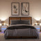 vidaXL Bedside Cabinets with LED Lights 2 pcs White Engineered Wood