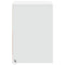 vidaXL Bedside Cabinets with LED Lights 2 pcs White Engineered Wood