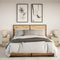 vidaXL Bedside Cabinets with LED Lights 2 pcs Sonoma Oak Engineered Wood