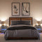 vidaXL Bedside Cabinets with LED Lights 2 pcs Concrete Grey Engineered Wood