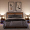 vidaXL Bedside Cabinets with LED Lights 2 pcs Smoked Oak Engineered Wood