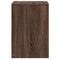 vidaXL Bedside Cabinets with LED Lights 2 pcs Brown Oak Engineered Wood