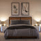 vidaXL Bedside Cabinets with LED Lights 2 pcs White Engineered Wood