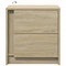 vidaXL Bedside Cabinets with LED Lights 2 pcs Sonoma Oak Engineered Wood