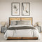 vidaXL Bedside Cabinets with LED Lights 2 pcs Concrete Grey Engineered Wood