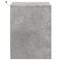 vidaXL Bedside Cabinets with LED Lights 2 pcs Concrete Grey Engineered Wood