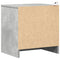 vidaXL Bedside Cabinets with LED Lights 2 pcs Concrete Grey Engineered Wood