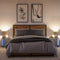 vidaXL Bedside Cabinets with LED Lights 2 pcs Grey Sonoma Engineered Wood