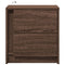 vidaXL Bedside Cabinet with LED Lights Brown Oak Engineered Wood