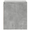 vidaXL Wall-mounted Bedside Cabinet with LED Lights Concrete Grey