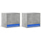 vidaXL Wall-mounted Bedside Cabinets with LED Lights 2 pcs Concrete Oak