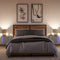 vidaXL Wall-mounted Bedside Cabinets with LED Lights 2 pcs Grey Sonoma