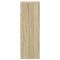 vidaXL Sideboard with LED Sonoma Oak 77x34x100 cm Engineered Wood
