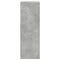 vidaXL Sideboard with LED Concrete Grey 77x34x100 cm Engineered Wood
