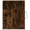 vidaXL Sideboard with LED Smoked Oak 77x34x100 cm Engineered Wood