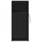 vidaXL Sideboard with LED Black 42.5x34x100 cm Engineered Wood