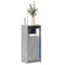 vidaXL Sideboard with LED Concrete Grey 42.5x34x100 cm Engineered Wood