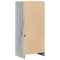vidaXL Sideboard with LED Grey Sonoma 42.5x34x100 cm Engineered Wood