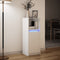 vidaXL Sideboard with LED White 38x34x100 cm Engineered Wood