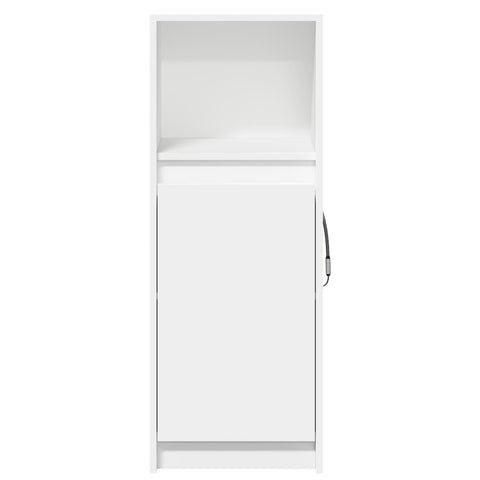 vidaXL Sideboard with LED White 38x34x100 cm Engineered Wood