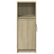 vidaXL Sideboard with LED Sonoma Oak 38x34x100 cm Engineered Wood