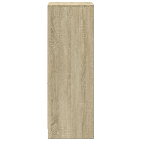 vidaXL Sideboard with LED Sonoma Oak 38x34x100 cm Engineered Wood