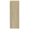 vidaXL Sideboard with LED Sonoma Oak 38x34x100 cm Engineered Wood