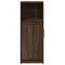 vidaXL Sideboard with LED Brown Oak 38x34x100 cm Engineered Wood