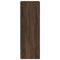 vidaXL Sideboard with LED Brown Oak 38x34x100 cm Engineered Wood