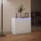 vidaXL Sideboard with LED White 72x34x61 cm Engineered Wood