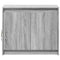 vidaXL Sideboard with LED Grey Sonoma 72x34x61 cm Engineered Wood