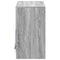 vidaXL Sideboard with LED Grey Sonoma 72x34x61 cm Engineered Wood
