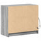 vidaXL Sideboard with LED Grey Sonoma 72x34x61 cm Engineered Wood
