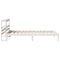 vidaXL Bed Frame without Mattress White 90x190 cm Single Solid Wood Pine