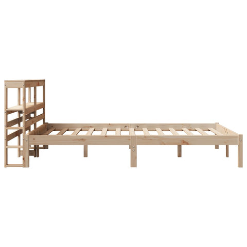 vidaXL Bed Frame without Mattress 140x190 cm Solid Wood Pine