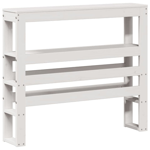 vidaXL Bed Frame without Mattress White 90x200 cm Solid Wood Pine