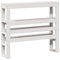 vidaXL Bed Frame without Mattress White 90x200 cm Solid Wood Pine