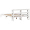 vidaXL Bed Frame without Mattress White 120x200 cm Solid Wood Pine