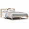 vidaXL Bed Frame without Mattress 150x200 cm King Size Solid Wood Pine
