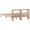 vidaXL Bed Frame without Mattress 150x200 cm King Size Solid Wood Pine