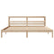 vidaXL Bed Frame without Mattress 180x200 cm Super King Solid Wood Pine
