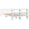 vidaXL Bed Frame without Mattress White 140x190 cm Solid Wood Pine