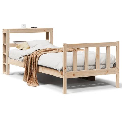 vidaXL Bed Frame without Mattress 90x200 cm Solid Wood Pine