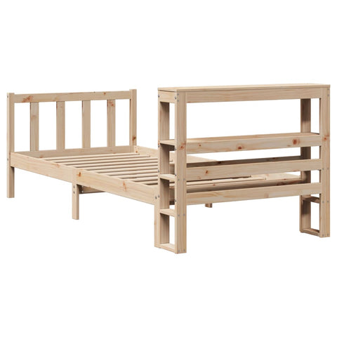 vidaXL Bed Frame without Mattress 90x200 cm Solid Wood Pine