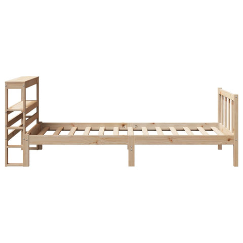 vidaXL Bed Frame without Mattress 100x200 cm Solid Wood Pine