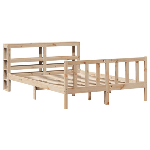 vidaXL Bed Frame without Mattress 160x200 cm Solid Wood Pine