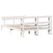 vidaXL Bed Frame without Mattress White 120x190 cm Small Double Solid Wood Pine