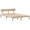 vidaXL Bed Frame without Mattress 140x190 cm Solid Wood Pine